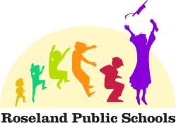 roseland public schools logo. kids jumping